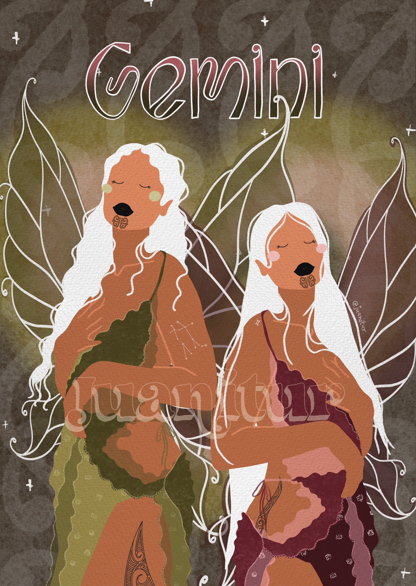 *DIGITAL DOWNLOAD* MĀORI GEMINI