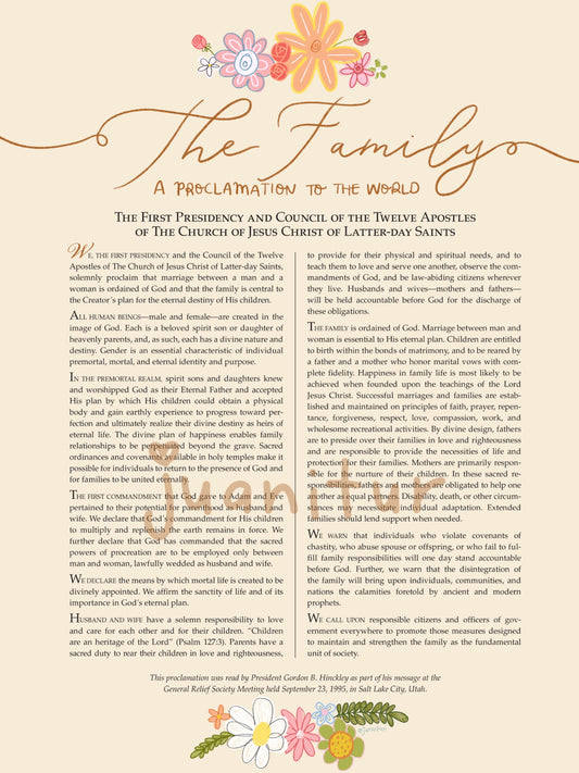 Day 17 - FAMILY PROCLAMATION